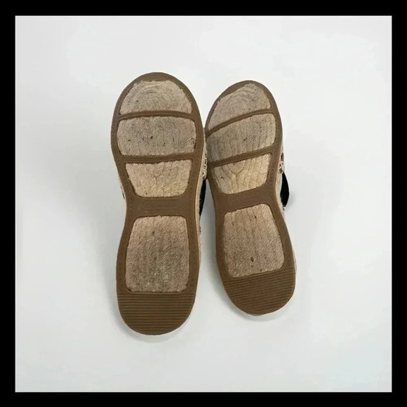 Coach Rayanne Sling Flat Slip-On Elastic Loafer Espadrille Brown/Tan Size 6B - Picture 9 of 9